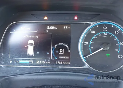 2020 Nissan Leaf S Plus 62 Kwh from USA, damaged, VIN 1N4BZ1BP3LC308514